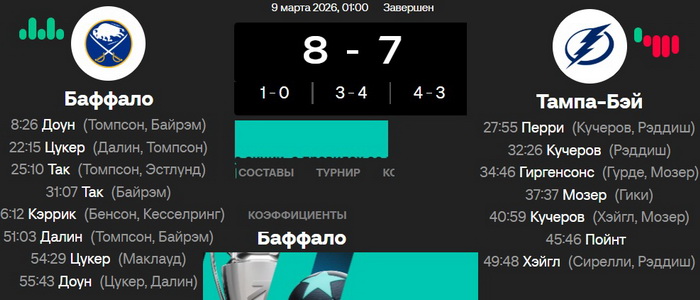 Буффало - Кучеров